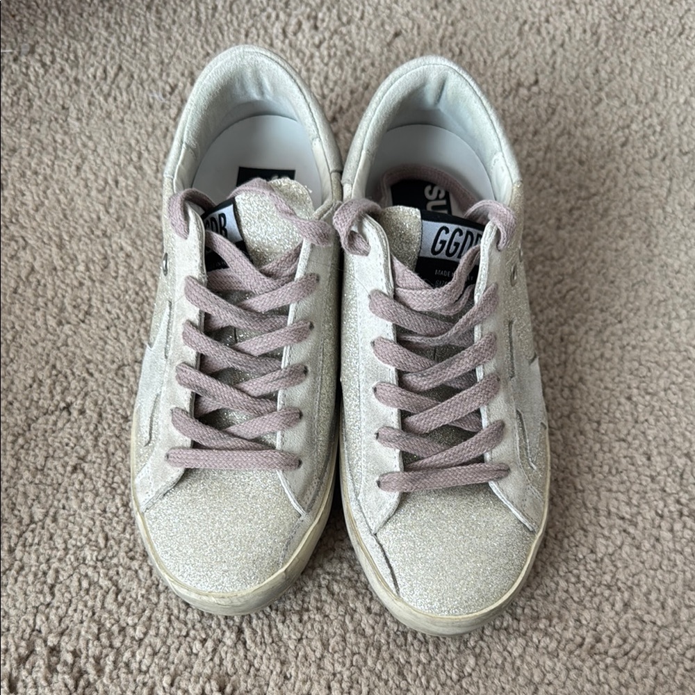 Golden Goose Superstar Glitter Sneakers